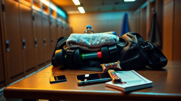 Checklist pour emporter son matériel de musculation au vestiaire
